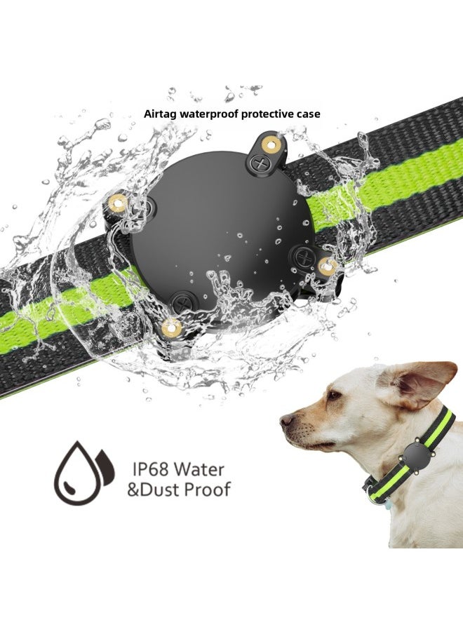 Generic - AirTag Protective Cover Waterproof IP68 For Apple Locator Anti-lost Shell PC Hard Shell Pet Dog Collar In Stock-Color:Luminous Transparent-Applicable Model:AirTag - Image 1