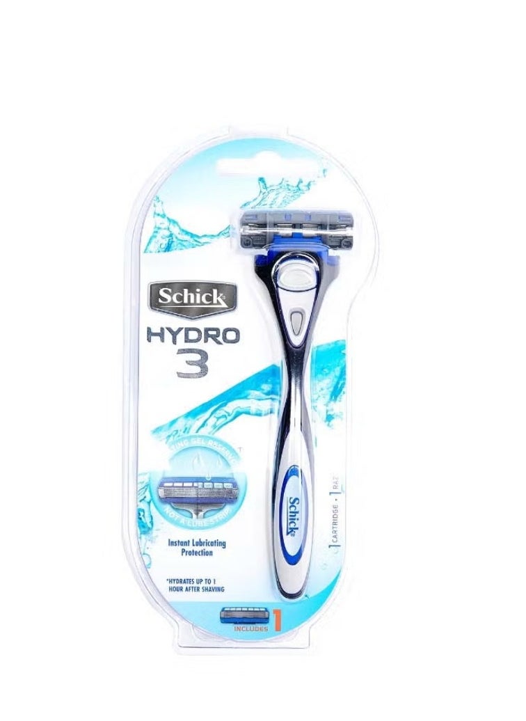 schick 3-Piece Hydro Razor Set Multicolour 5.1x5.1x5.1cm 