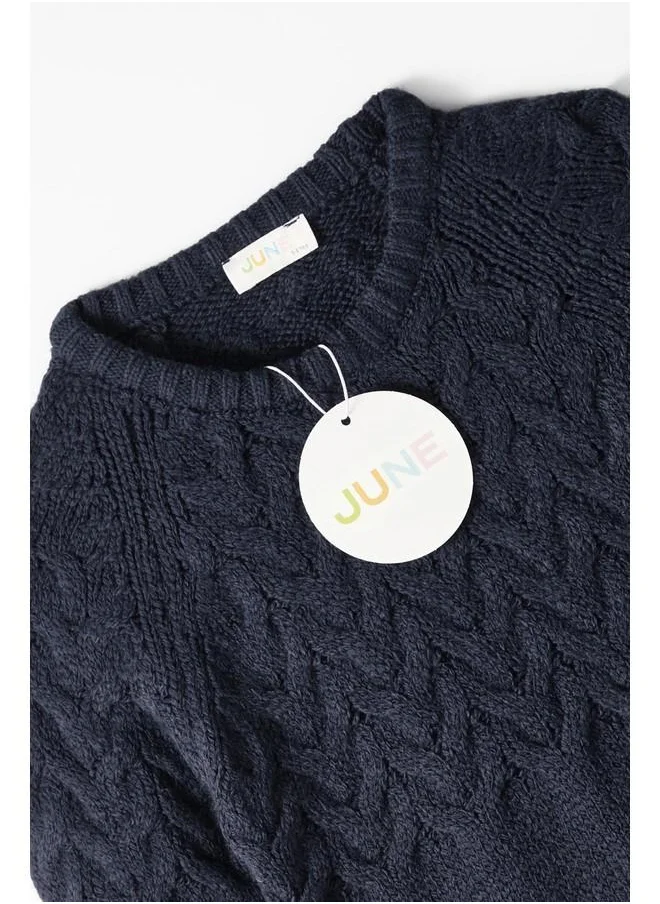 جون June Boy Knitted Sweater Navy
