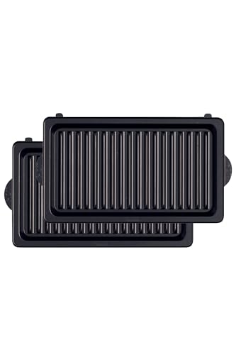 Vitantonio PANINI PLATE Cast Iron Griddles 2 Set PVWH-10-PN - Image 1