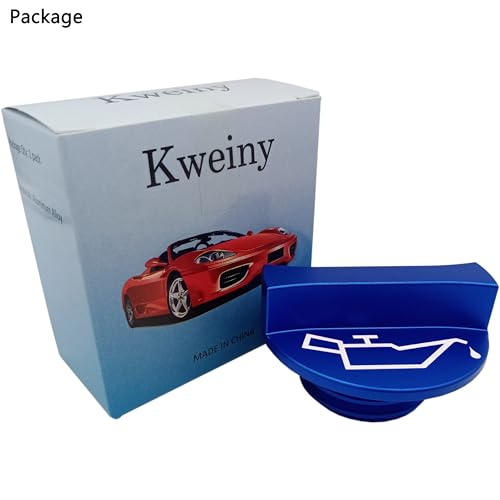 kweiny Engine Oil Filler Cap Aluminum for Hyundai Accent Azera Elantra Genesis Sonata Santa Fe Veracruz for Kia Cadenza Forte Rio Rondo Soul 1993-2024 - Image 2