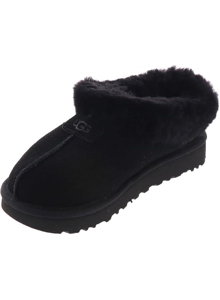 UGG Tazzette Women's winter Mule, Slipper with Fur - Black - Image 2