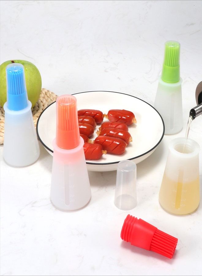 4 Piece-Eco Friendly Silicone Oil Bottle Brush