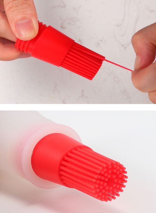 4 Piece-Eco Friendly Silicone Oil Bottle Brush