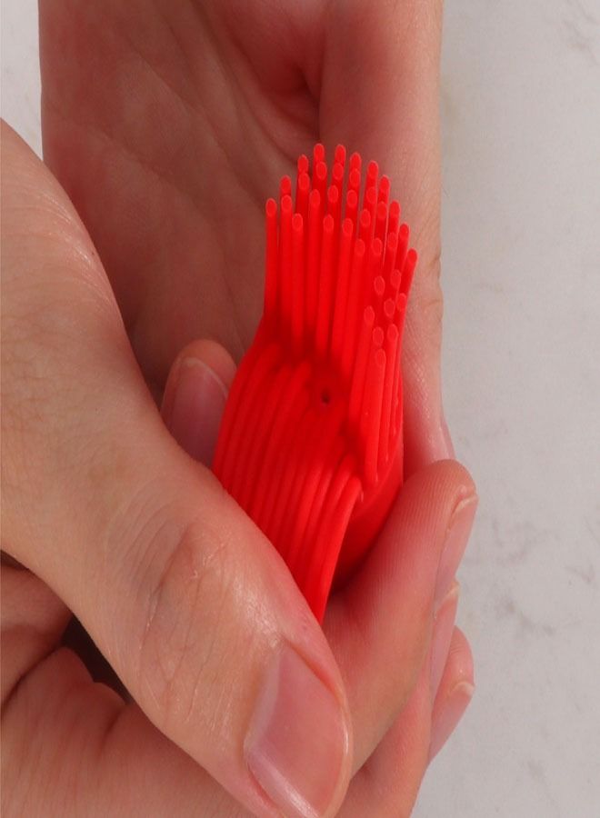 4 Piece-Eco Friendly Silicone Oil Bottle Brush