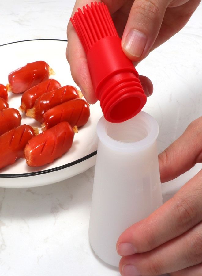 4 Piece-Eco Friendly Silicone Oil Bottle Brush