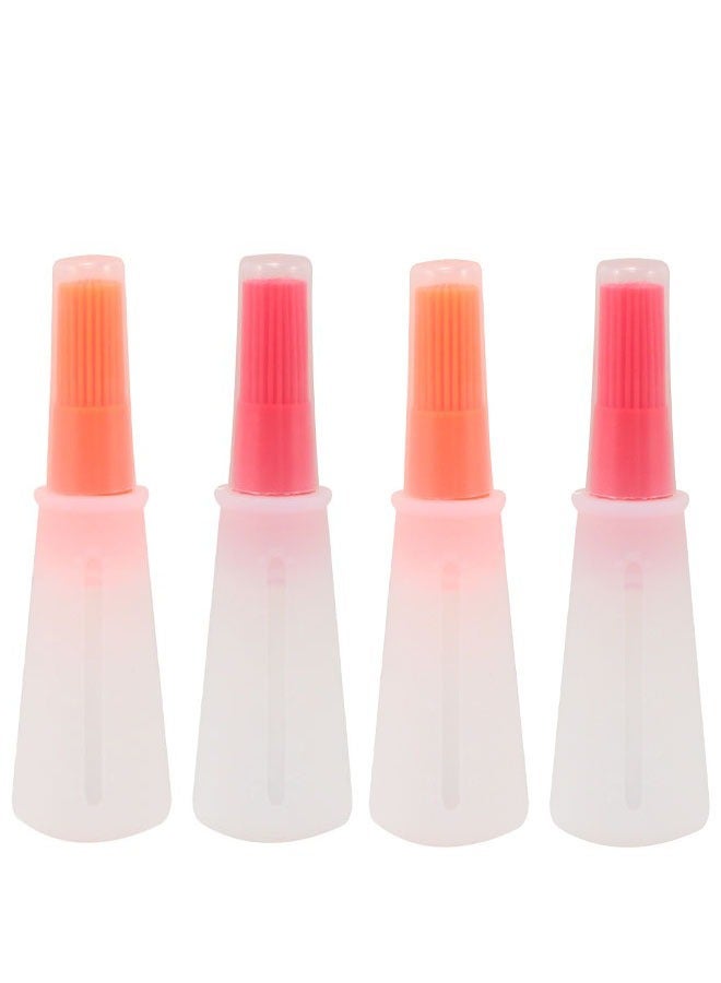 4 Piece-Eco Friendly Silicone Oil Bottle Brush