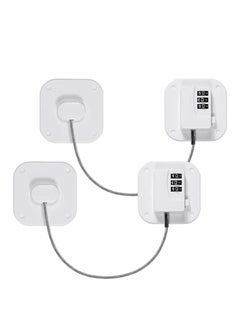 Excefore Refrigerator Lock Combination with Digital Password, Easy to Install Child Safety Cabinet Lock for Kitchen Cabinet Lock  - Image 1