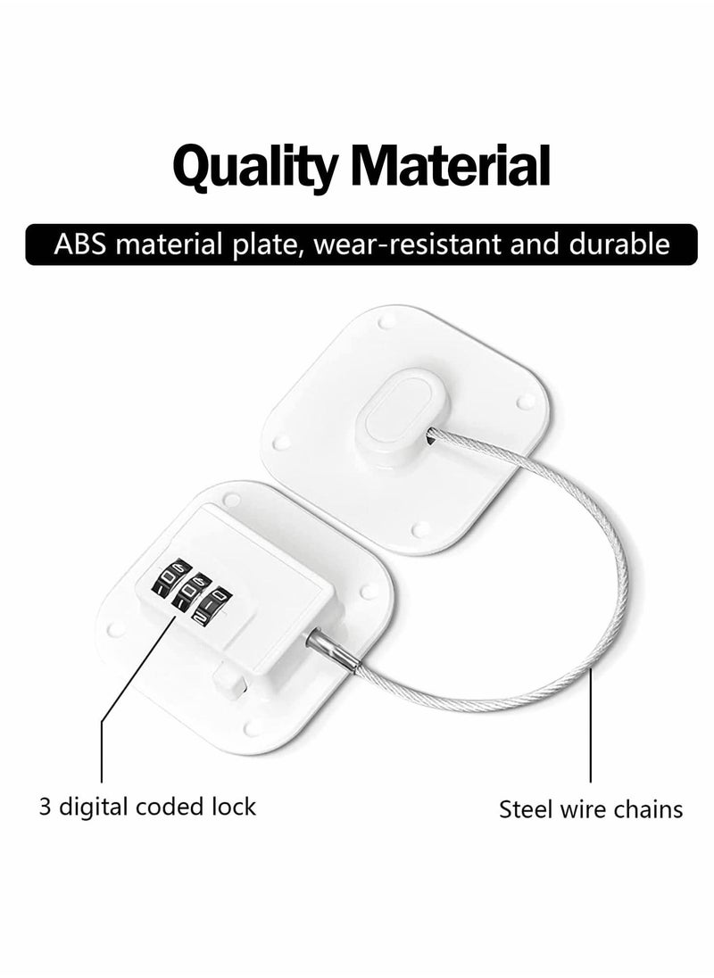 Excefore - Refrigerator Lock Combination with Digital Password, Easy to Install Child Safety Cabinet Lock for Kitchen Cabinet Lock - Image 1