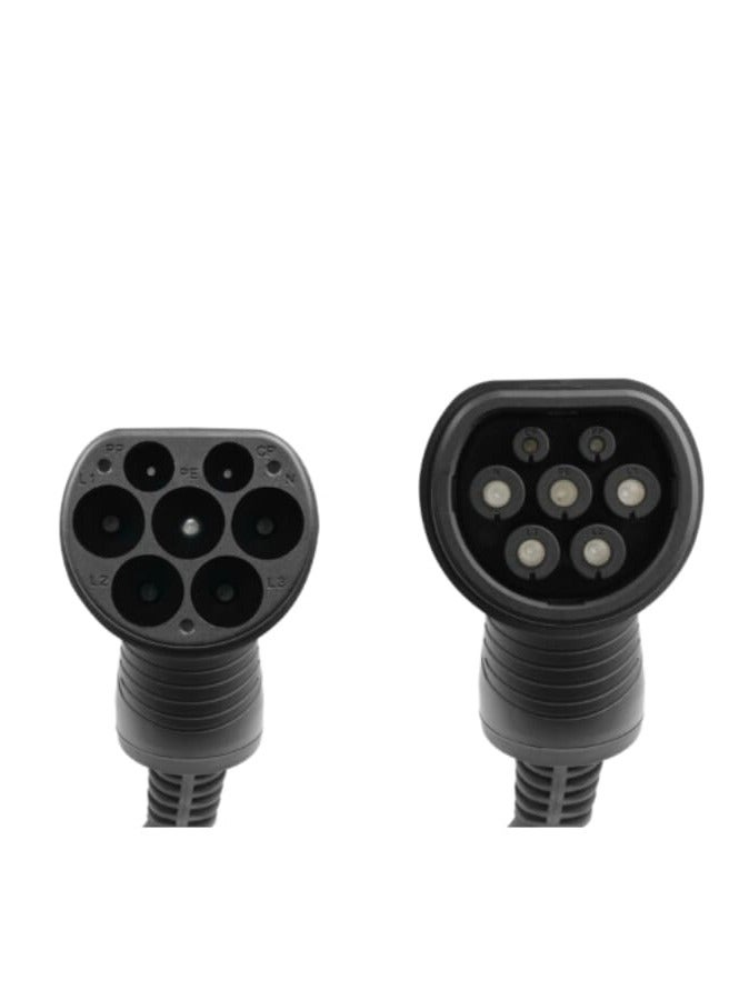 BESEN Charging Cable Type 2 to Type 2 | Three Phase 10m (Black/ Straight) - Image 3