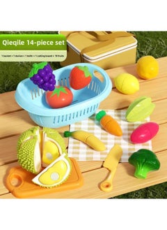 Mai Lebao Simulation Durian Toy Hand Tear Peel Decompression Chie Cheele Fruit Baby Children Simulation Play-house-Specifications:Durian 14-piece Set