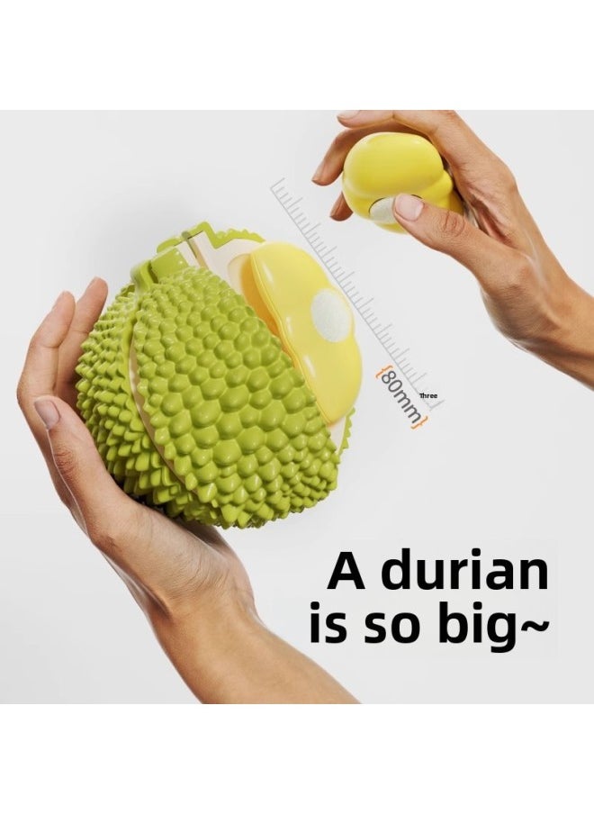 Generic - Mai Lebao Simulation Durian Toy Hand Tear Peel Decompression Chie Cheele Fruit Baby Children Simulation Play-house-Specifications:Durian 14-piece Set - Image 1