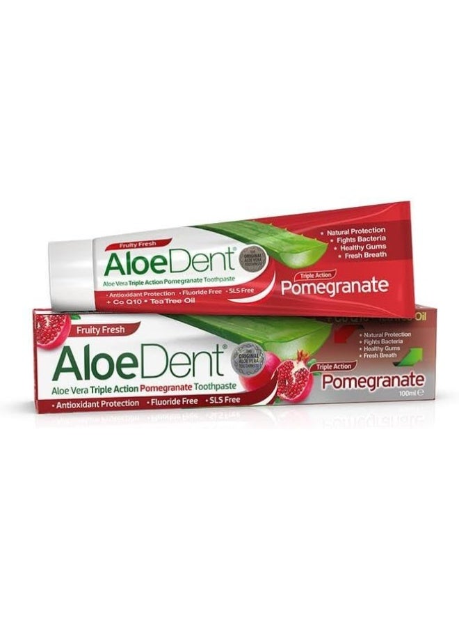 Aloe Dent Triple Action Pomegranate Toothpaste, 100 Ml - Image 5