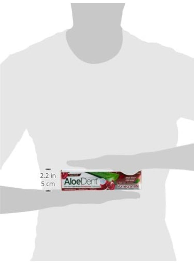 Aloe Dent Triple Action Pomegranate Toothpaste, 100 Ml - Image 4