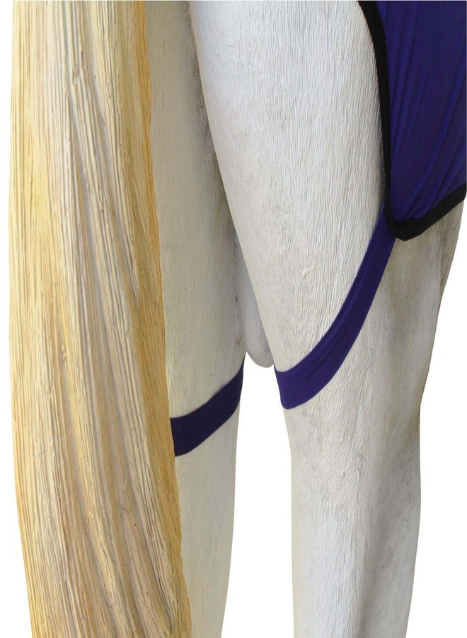 تشالنجر ملاءة رأس كاملة للجسم من L Horse Horse Comfort Stretch Sleazy، لون بنفسجي، رقم الموديل 521MW03PR - Image 5