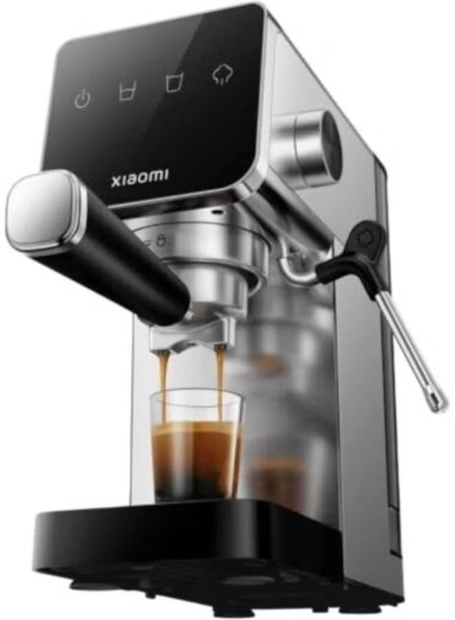 Xiaomi Semi-Automatic Espresso Machine, 20 Bar Pump, 0.9l Removable Water Tank, Compact Design, 1350W, Powerful Extraction, Dual Cup Options, - Image 1