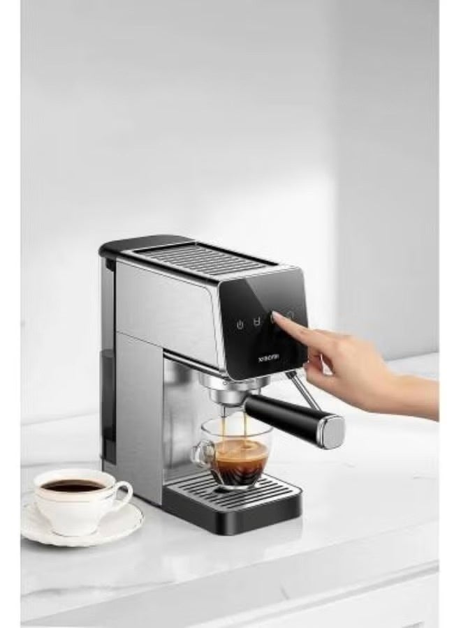 Xiaomi Semi-Automatic Espresso Machine, 20 Bar Pump, 0.9l Removable Water Tank, Compact Design, 1350W, Powerful Extraction, Dual Cup Options, - Image 3