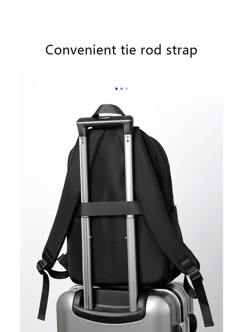 تانجبلب شنطة ظهر مقاومة للماء بتصميم عصري وخامة متينة بسعة كبيرة وجيوب متعددة ,شنطة ظهر للرجال والنساء بمساحات تخزين متعددة ، شنطة ظهر بسعة كبيرة للابتوب ، مقاومة للماء، للسفر والأعمال - Image 5