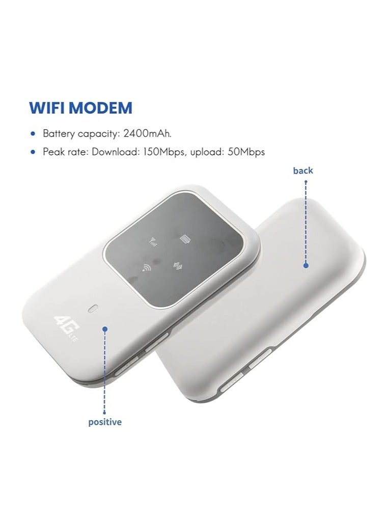 Portable 4G LTE WiFi Router 150Mbps Mobile Hotspot Mobile SIM Card Unlocked WiFi Router without 2.4G  - Image 5