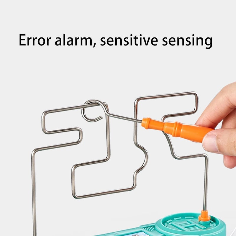 X spring Xspring Buzz Wire Game, Electric Shock Maze Game Interesting Intellectual Safe for Kids for Party Game for Birthday Gifts, Electric Maze Toys Touch Maze Game Set Accessories for Adults Kids Teens - Image 3