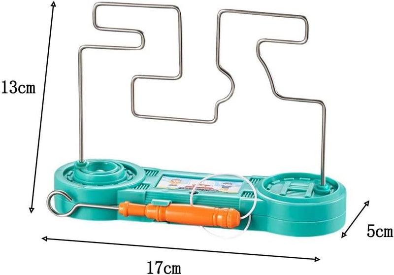 X spring Xspring Buzz Wire Game, Electric Shock Maze Game Interesting Intellectual Safe for Kids for Party Game for Birthday Gifts, Electric Maze Toys Touch Maze Game Set Accessories for Adults Kids Teens - Image 5