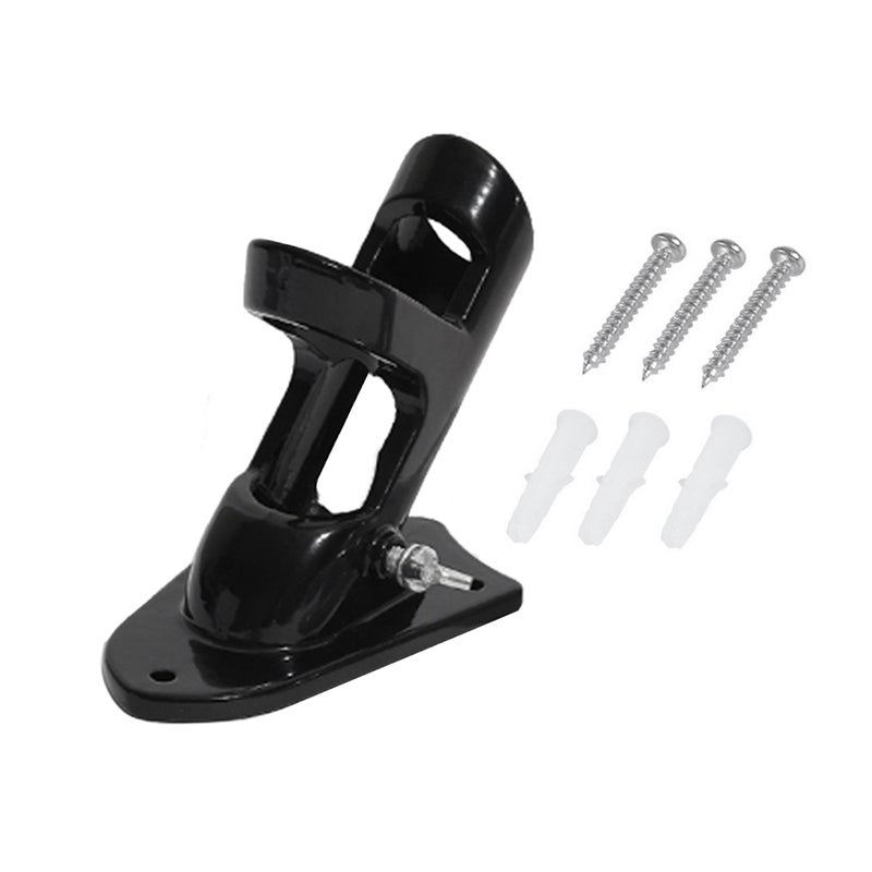 Flag Pole Holder Two Positions Flag Pole Mounting Bracket 1 Inch Inner Diameter Aluminum Alloy Flag Holder with Hardware - Image 2