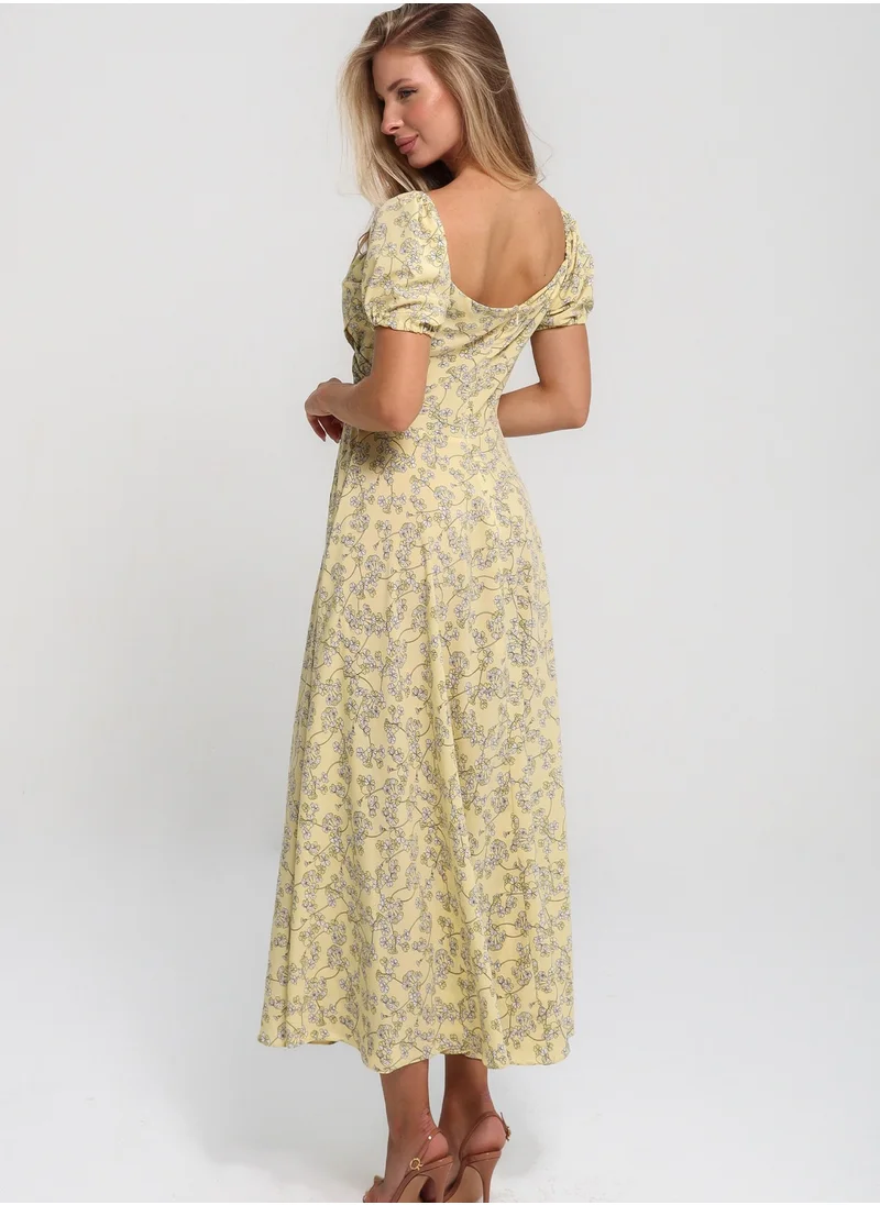 انيتاس Barcelona Dress - Yellow