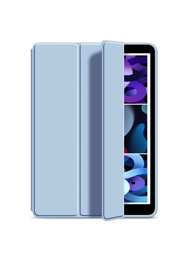 جراب واقٍ مناسب لجهاز iPad Pro 11 من الجيل العاشر مقاس 10.9 بوصة، جراب جلدي من السيليكون الناعم مع فتحة للقلم