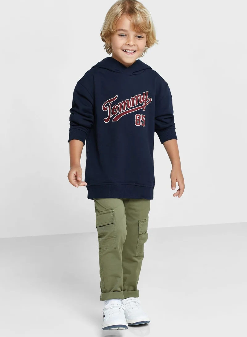 TOMMY HILFIGER Kids Slogan Hoodie