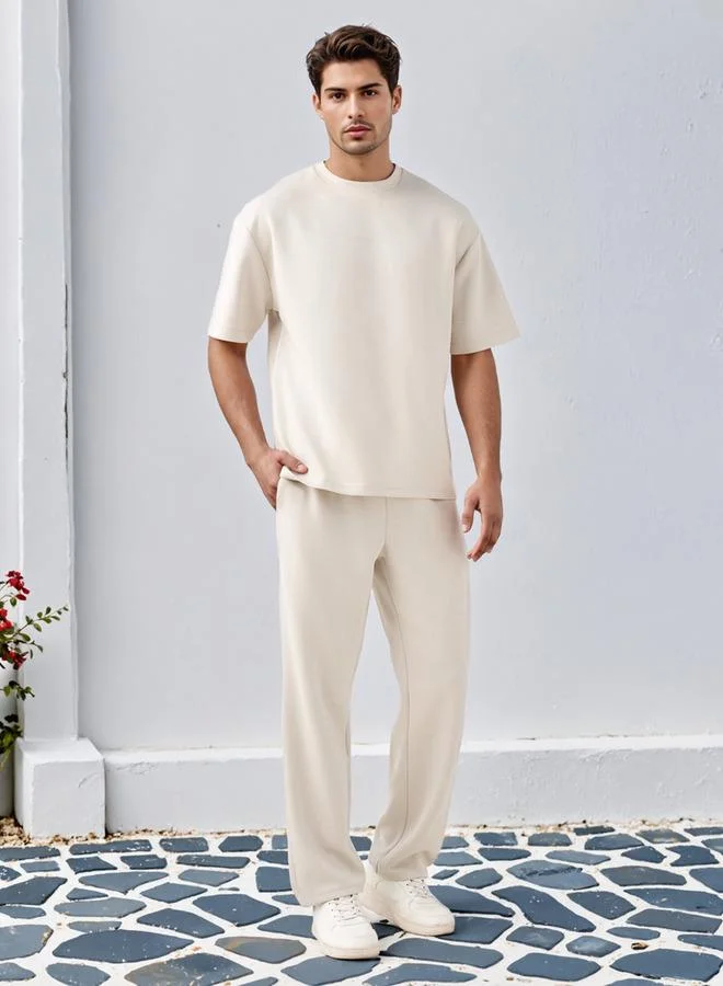 Kappa Kappa Printed Track Pants with Drawstring Closure and Pockets