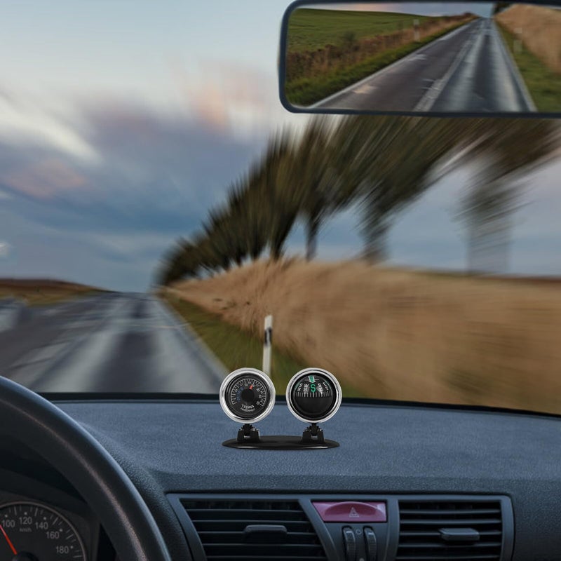 Dashboard Car Compass Ball for Vehicles and Boats Portable Directional Tool - Image 5