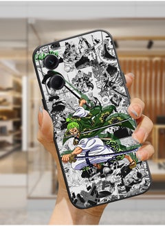 Protective Shockproof Case Cover For Xiaomi Redmi Note 12 5G One Piece Zoro fashion manga design Drawing