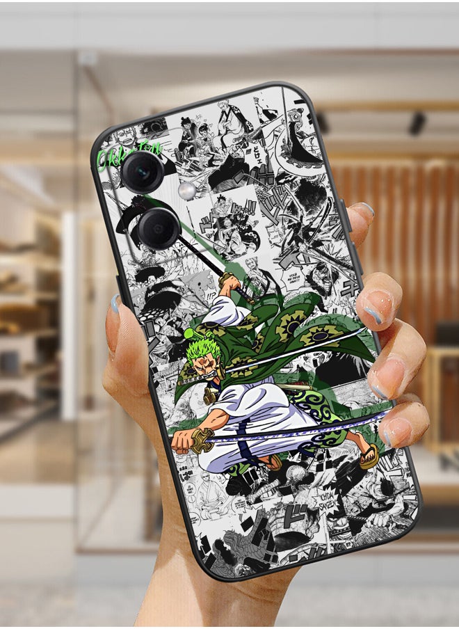 Generic - Protective Shockproof Case Cover For Xiaomi Redmi Note 12 5G One Piece Zoro fashion manga design Drawing - Image 1