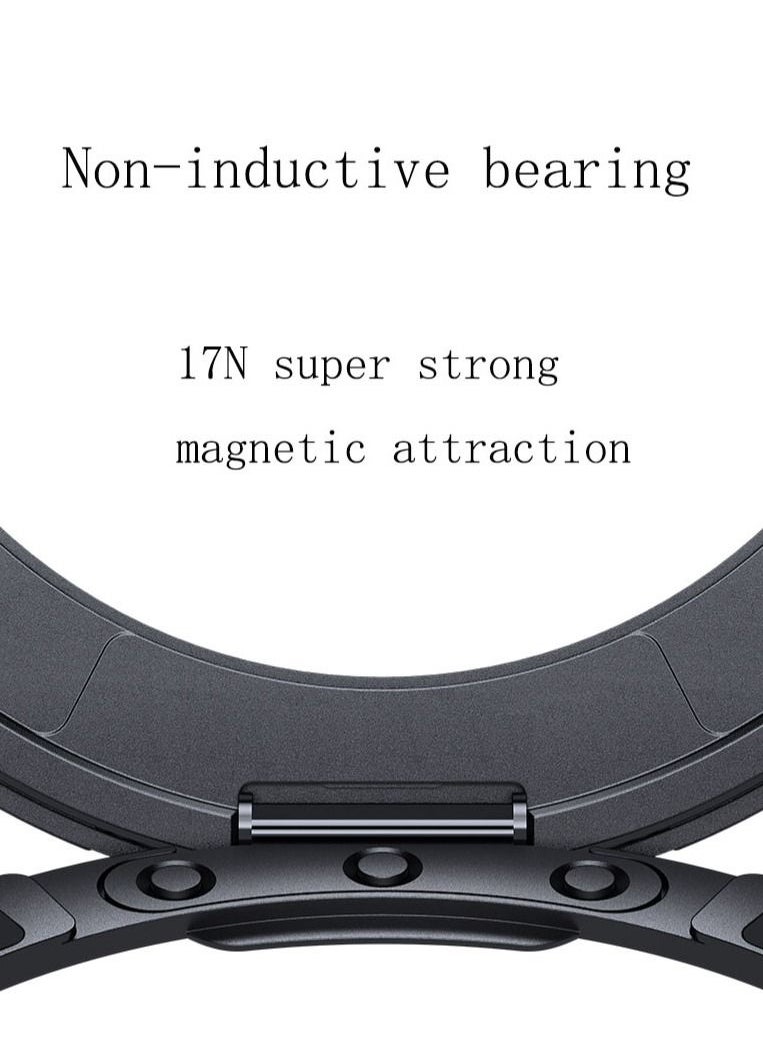 Color Fans - For iPhone 13 Pro 6.1 inch Case Magnetic Magsafe Ring Stand Black Cover - Image 1