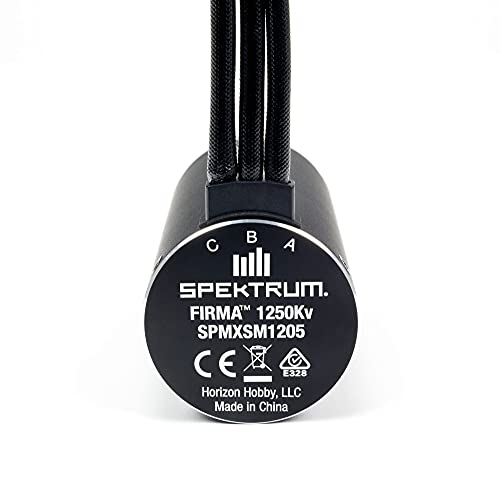 SPEKTRUM محرك سبكتروم فيرما بدون فرش، 1250Kv، 6.5mm رصاصة، 8mm عمود، SPMXSM1205 - Image 3