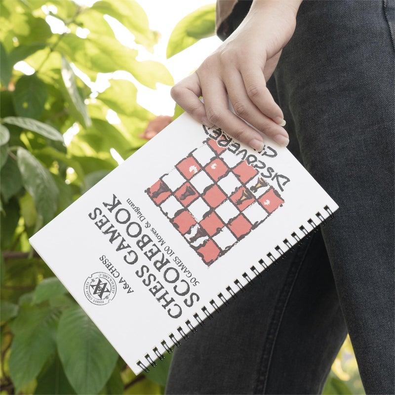 A&A Eye-Protection Chess Scorebook/Matches  Score Pad / 50 Games / 100 Moves / 2 Pack - Image 2