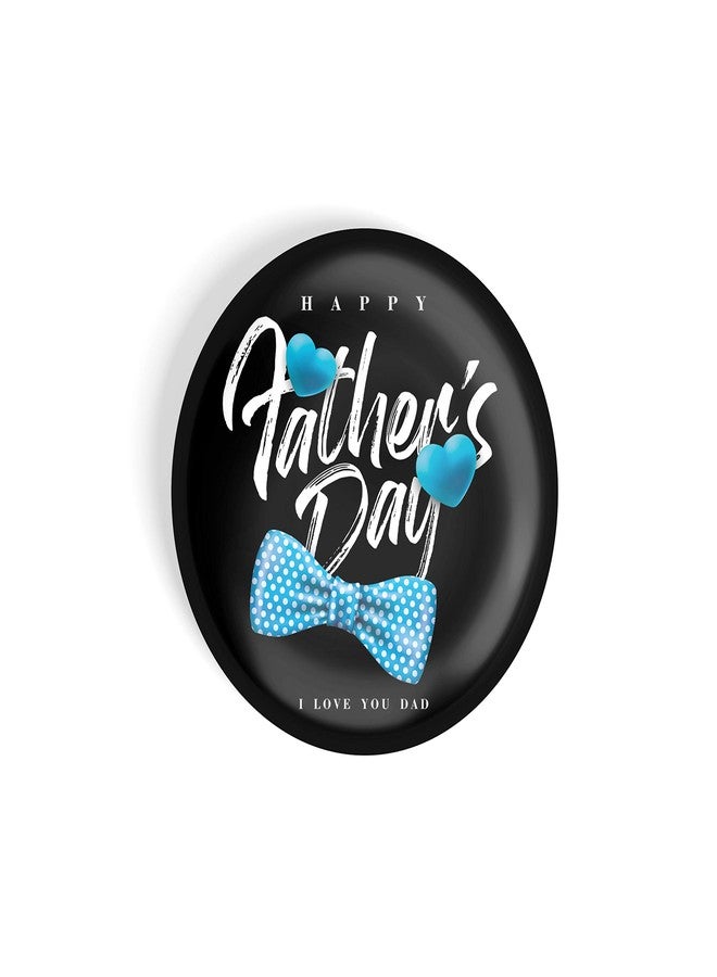 dhcrafts Pin Badges Black Father's Day D2 Glossy Finish Design Pack of 1 - Image 3