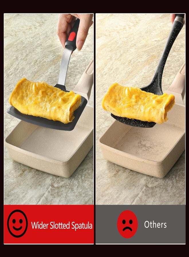 KCKHFA Silicone Wide Spatula, Slotted Turner for Cooking or Baking, Large Pancake Spatula for Egg, Fish, Steak, Flipping and Wok Use, Dishwasher Safe - Image 5