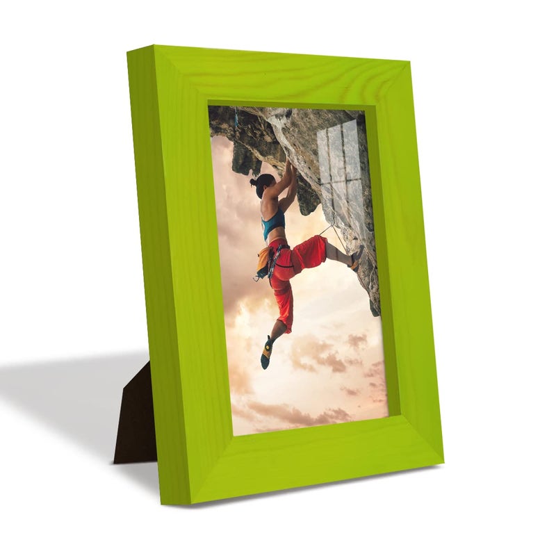 Renditions Gallery Renditions 3.5x5 inch Solid Wood Picture Frame  High Definition Glass and High-end Modern Style Cream Colored for Wall and Tabletop Photo Display  Avocado Wood Grain Frame - Image 4