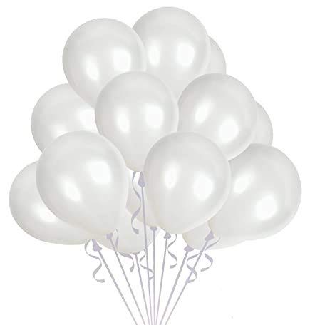 Vail Creations MADE IN INDIA 10inch Metallic Balloons for Birthday Decoration/Anniversary Party Decoration(Red + White,Pack of 50) - Image 3