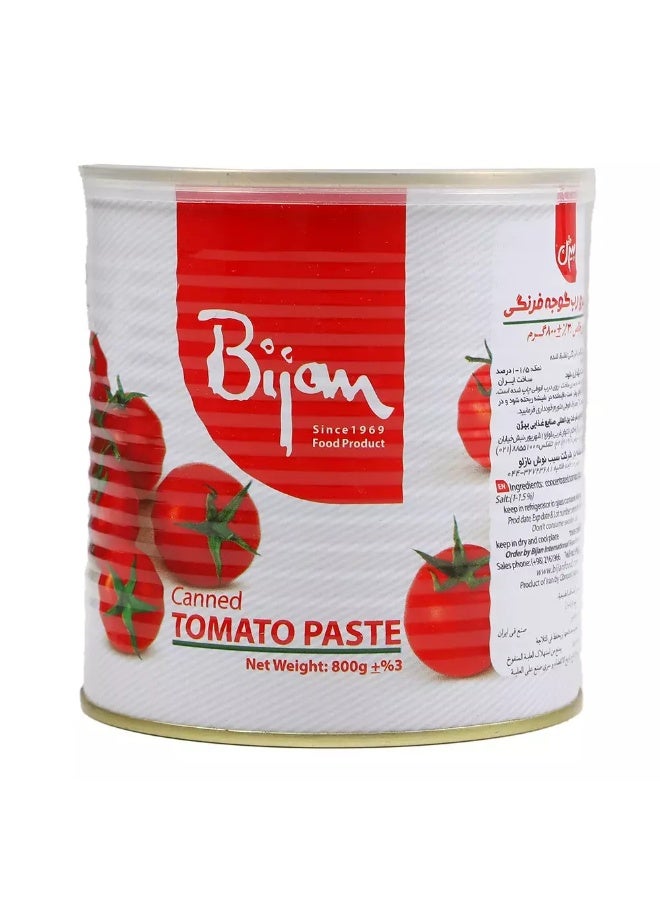 bijan معجون الطماطم المعلب بيجان 800 جرام - Image 1