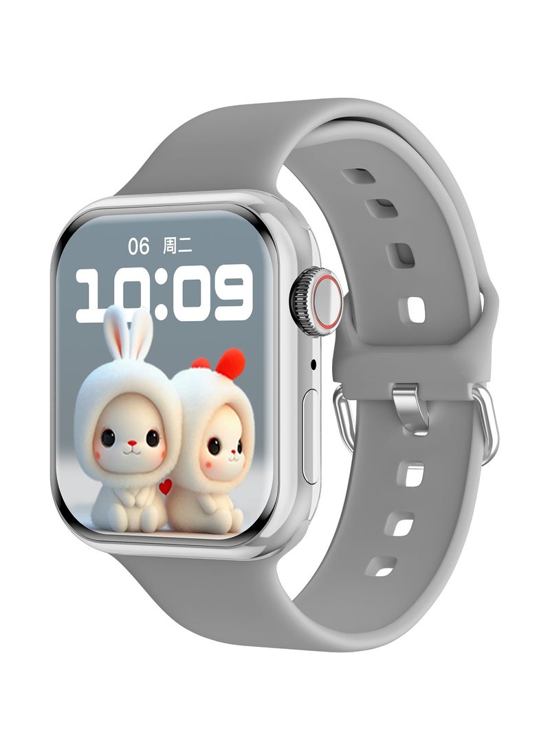 GULFLINK IW9 Mini Smartwatch for Women 1.75inch Screen IP68 Waterproof Tracker Sport Fashion- Silver - Image 1