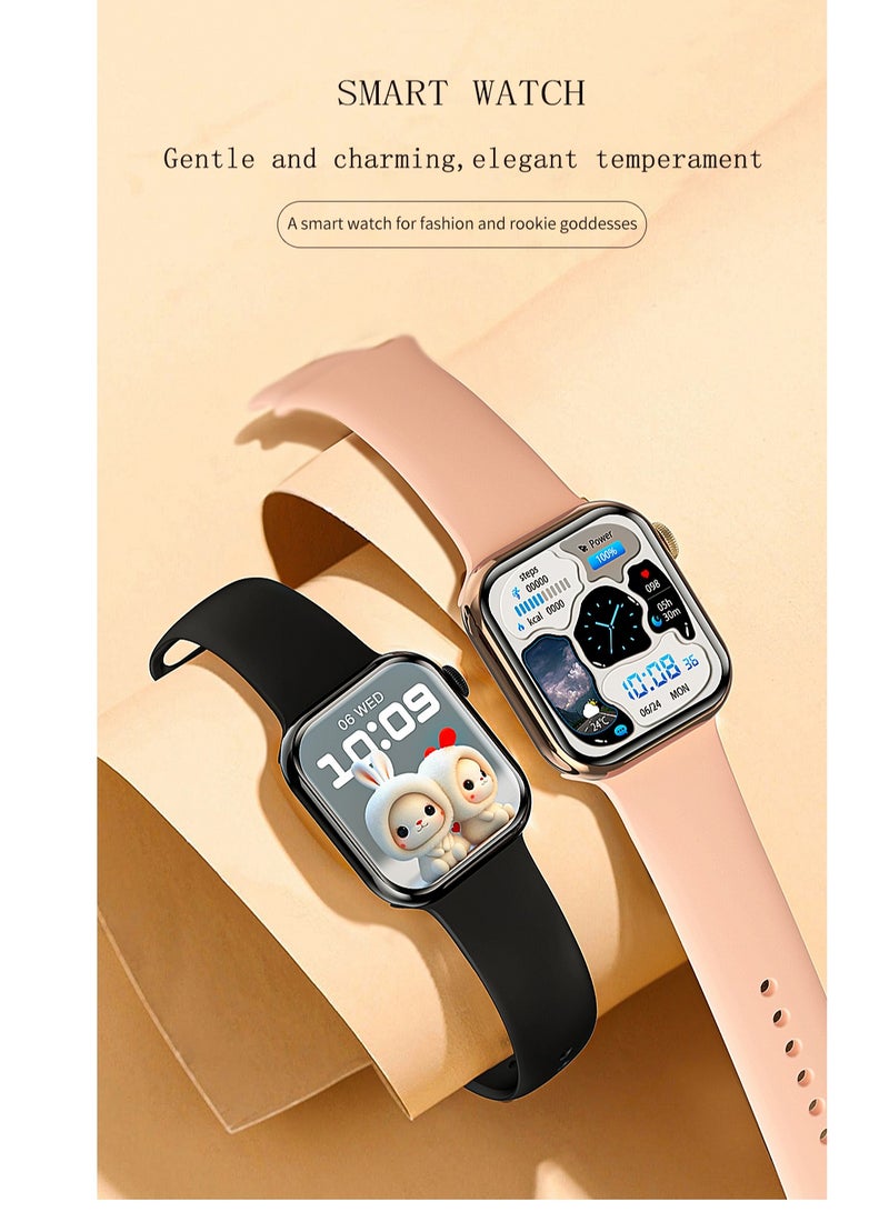 GULFLINK IW9 Mini Smartwatch for Women 1.75inch Screen IP68 Waterproof Tracker Sport Fashion- Silver - Image 2