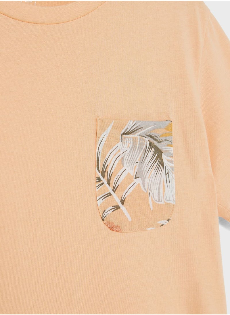 Jack & Jones Junior - Youth Chill Pocket T-Shirt - Image 1