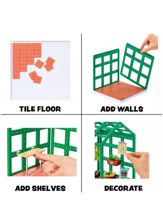 Miniverse Make It Mini Spaces Greenhouse Playset (100+ Pieces) - Image 2
