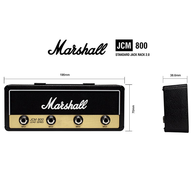 Cross-border Marshall Fender guitar speaker storage gift base keychain JCM800 Fanta keychain base + four plugs - Image 3