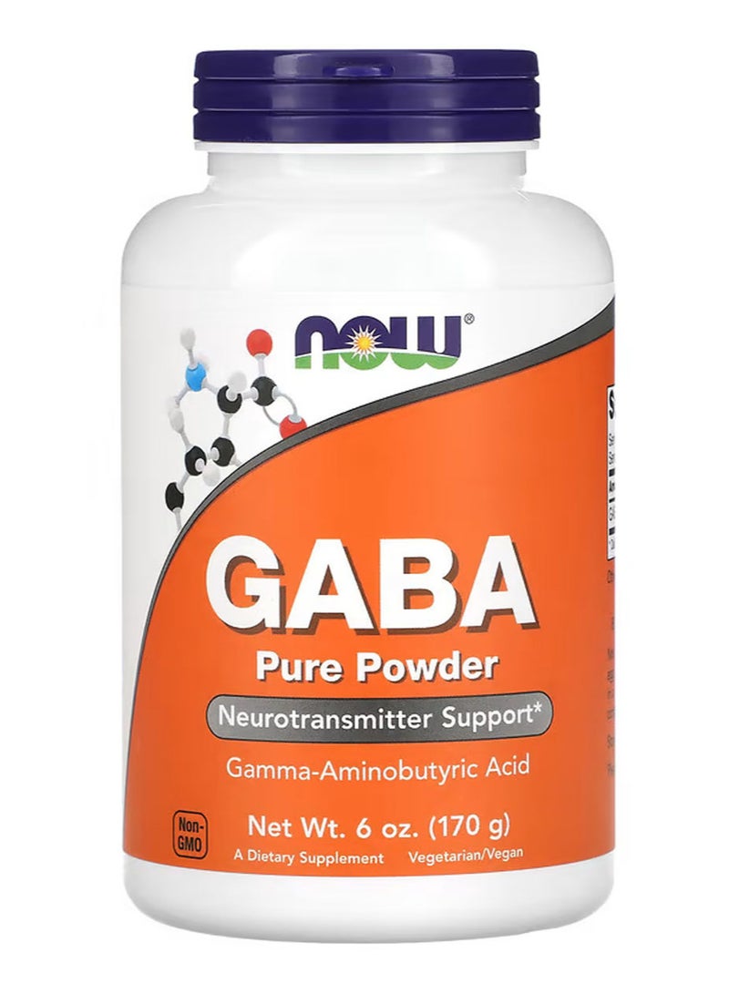 now GABA Pure Powder, 6 oz (170 g) - Image 1