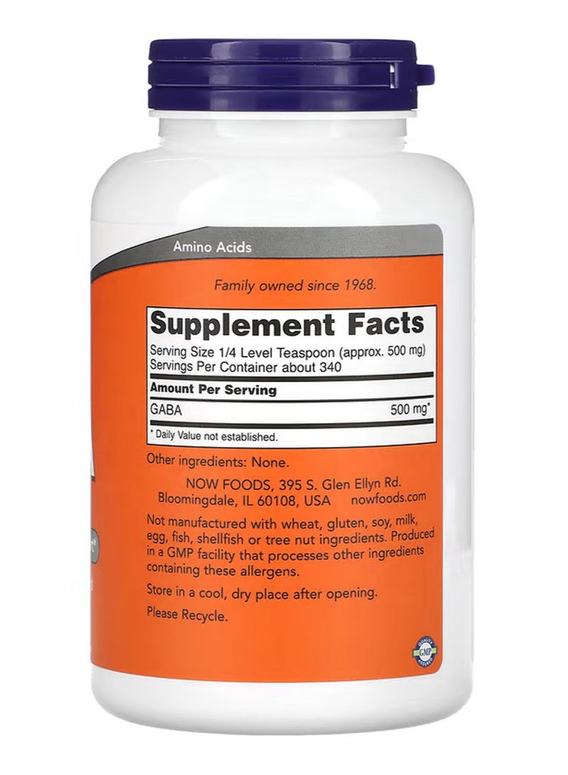 now GABA Pure Powder, 6 oz (170 g) - Image 2