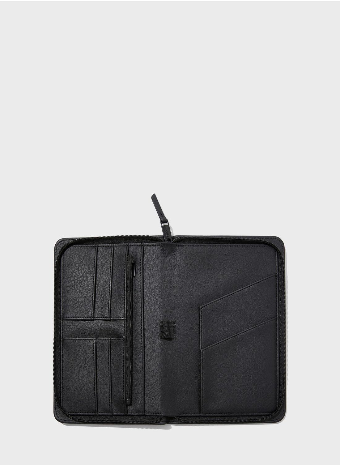 Typo - Off The Grid Passport Holder - Black Textured