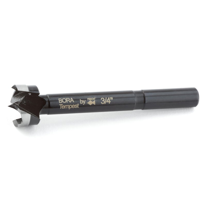 Bora BFB009720 34 Dia Tempest Forstner Bit 312 OAL Round 38 Shank for Wood Drilling Ideal for Cabinet Making and Fine Woodworking Projects - Image 2